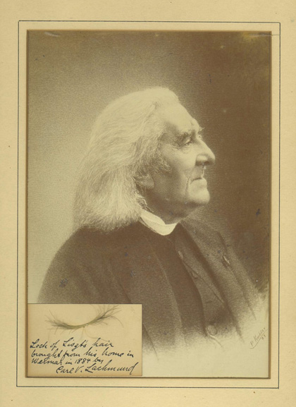 CA Book Fair Item of Interest: Franz Liszt's Hair
