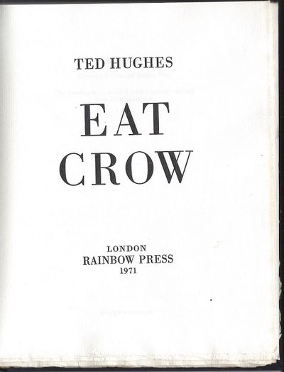 Eat Crow by Ted Hughes