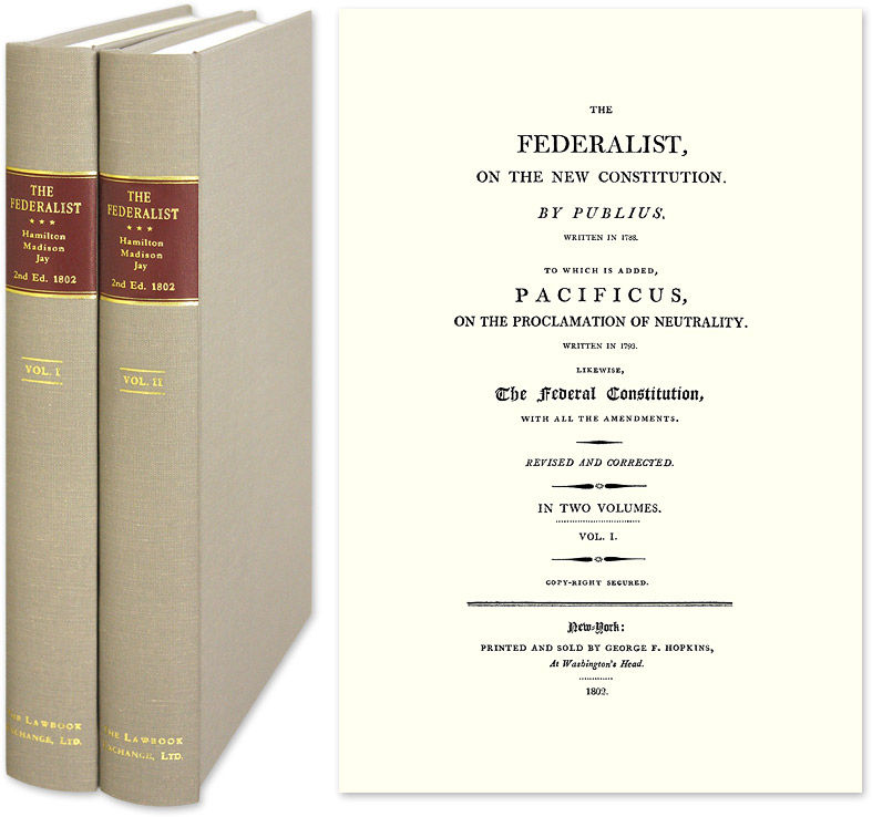 Federalist, 2nd Edition, 1802