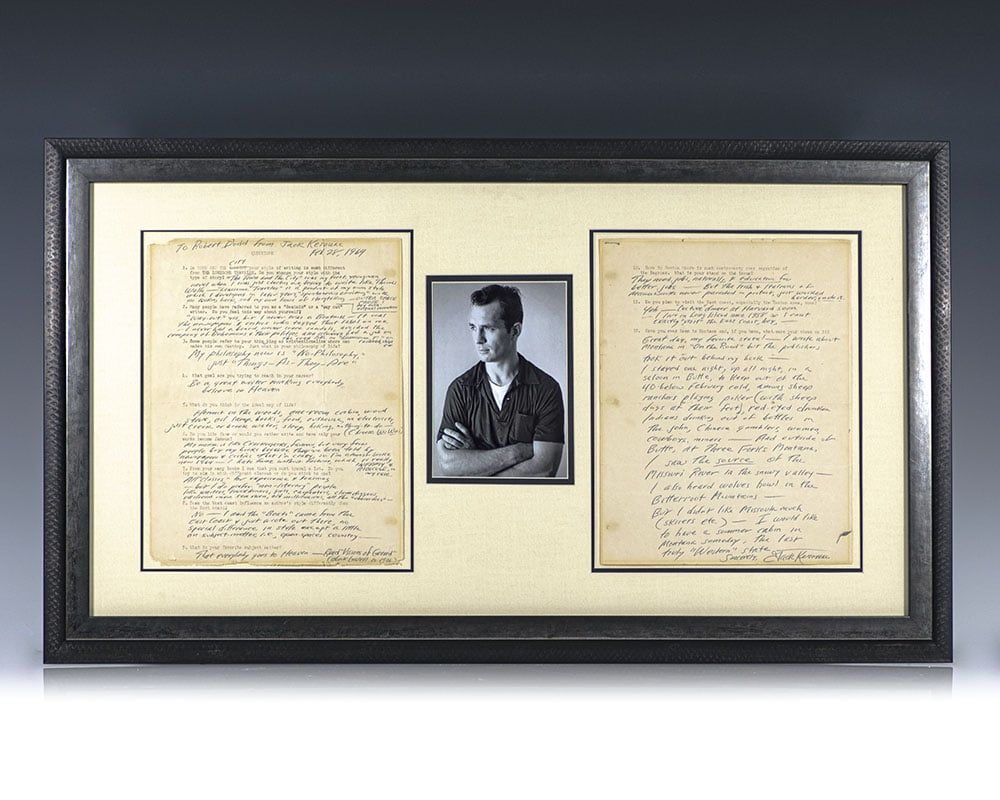 Jack Kerouac Autograph Manuscript