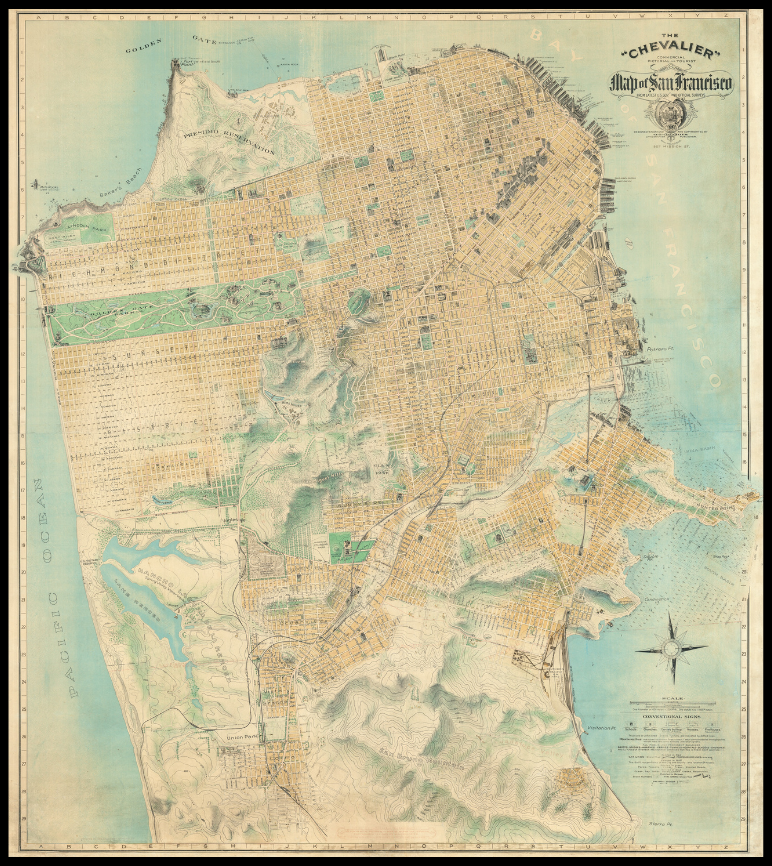 Neatline Antique Maps, San Francisco