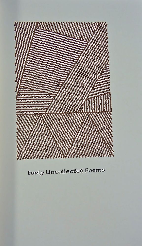 Poems & a Memoir, Heaney