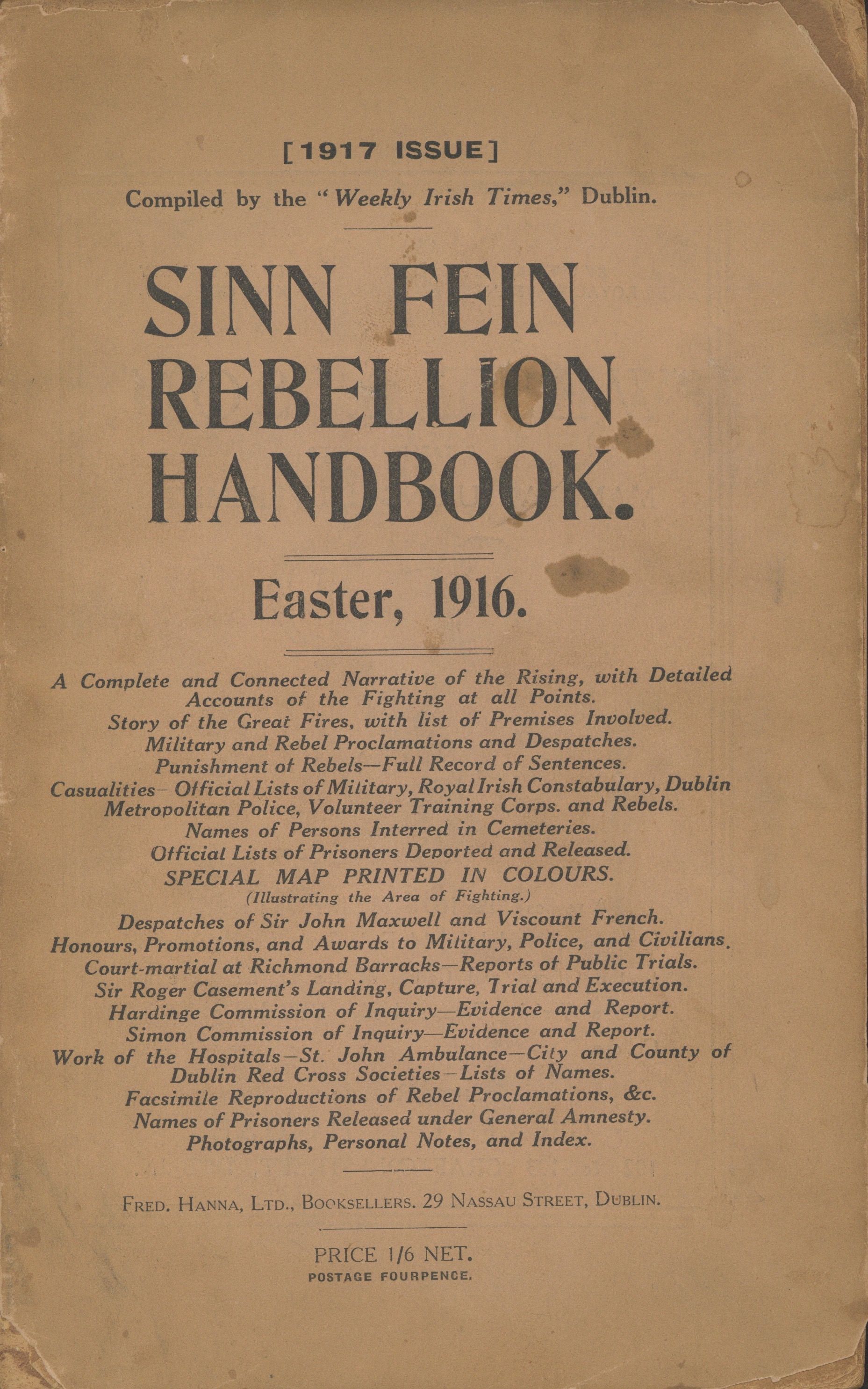 Sin Fein Rebellion Handbook 1917