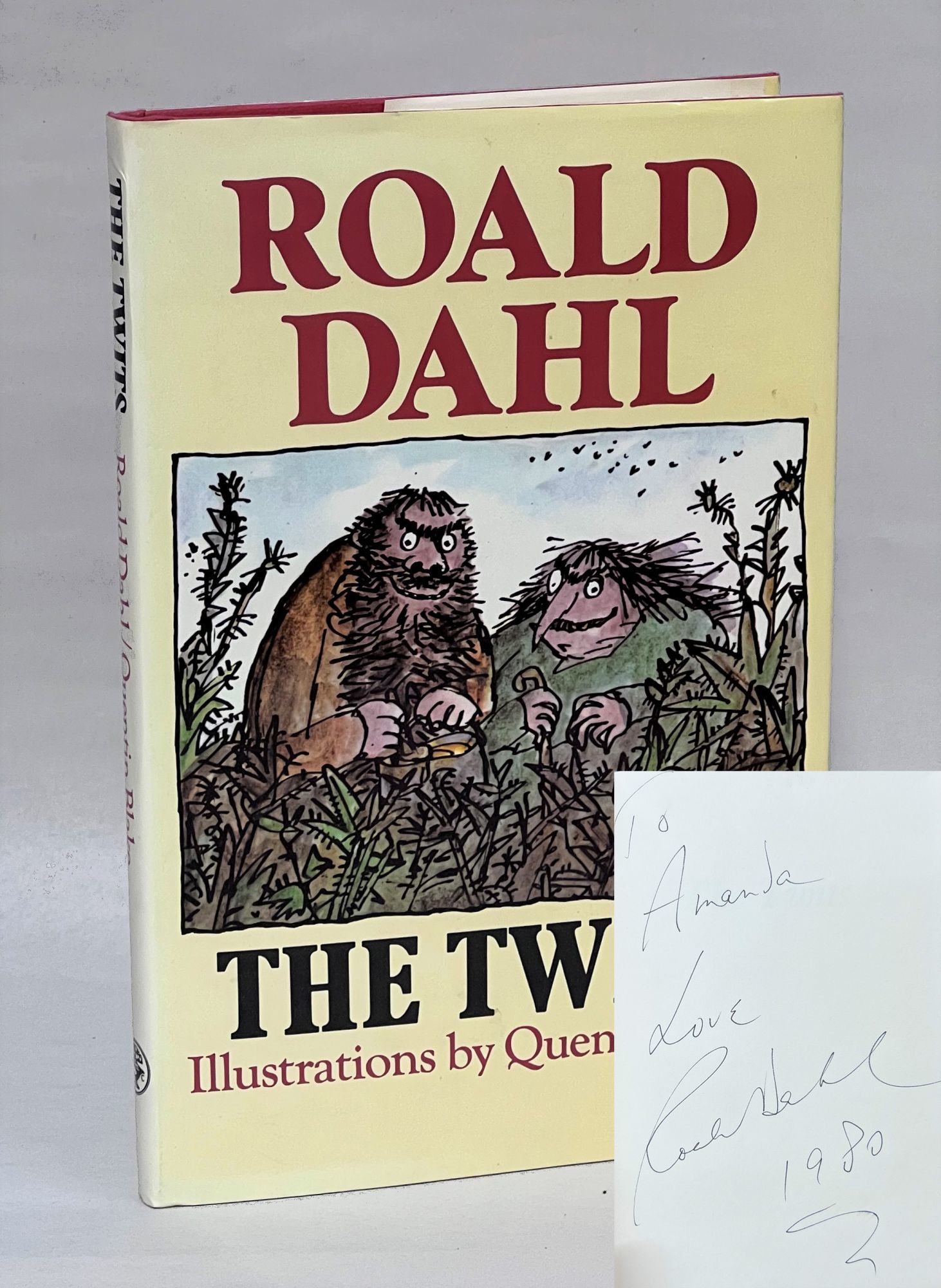 The Twits, Roald Dahl, First Edition, Inscribed