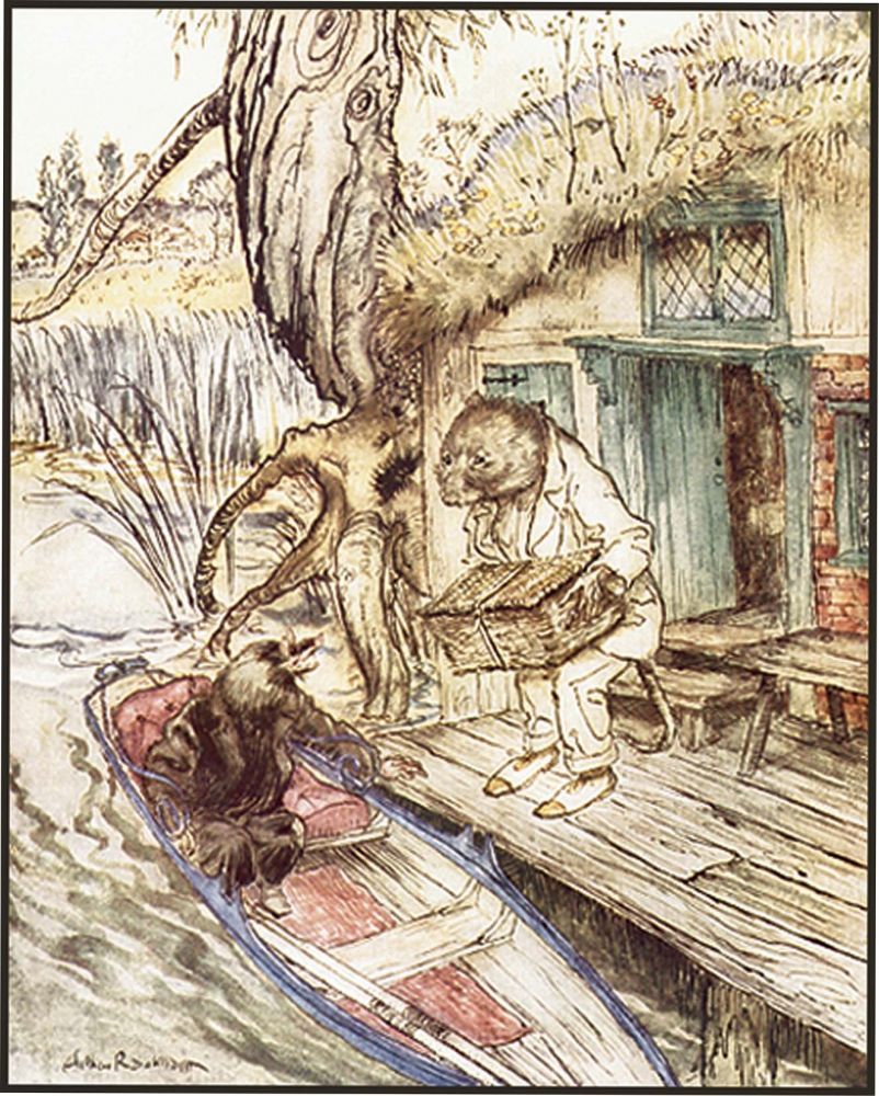 Wind in the Willows, Arthur Rackham illustration
