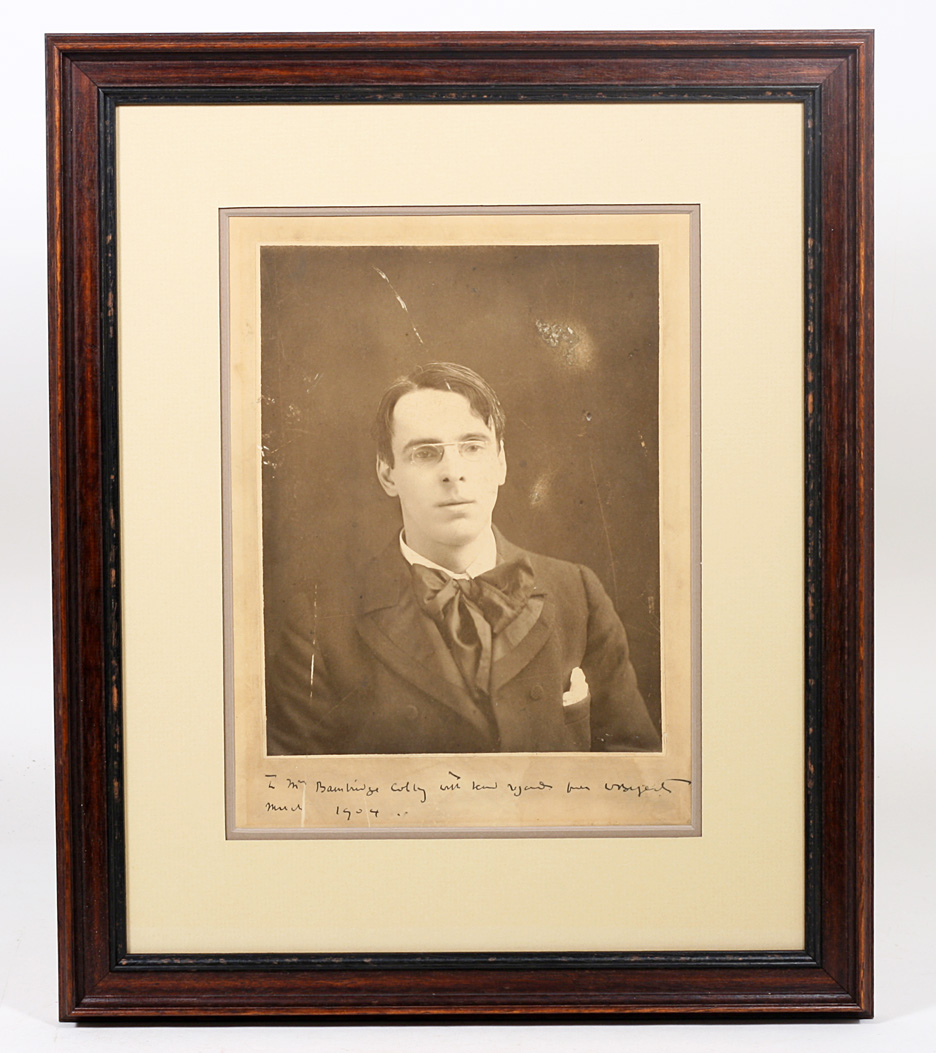 Yeats, Signed Photograph